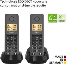 téléphones fixe sans fil duo - Gigaset PURE 120