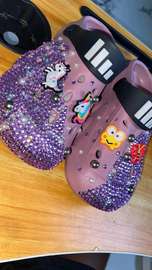 Crocs enfant perlé