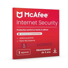 Antivirus McAfee - 5 ans