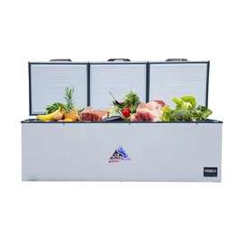 CONGELATEUR 900LITRES ASTECH HORIZONTAL 3PORTES GRIS