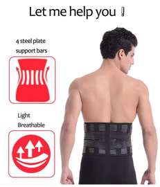 Attelle dorsale lombaire inférieure, ceinture lombaire
