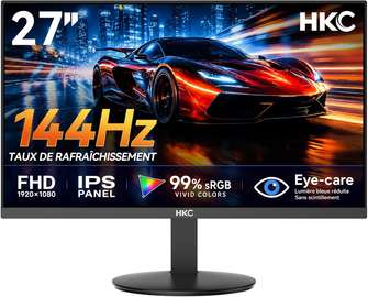 Ecran PC Gamer 27 pouces  144Hz IPS  - HKC V2718S