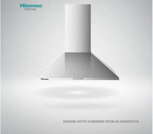 HISENSE HOTTE CUISINIERE 60CM SS HHO60TASS
