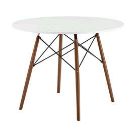 Table à manger ronde en bois