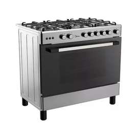 Cuisiniere Midea 5 feux 90x60 a Gaz inox