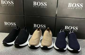 boss chaussures slip-on confort 3 coloris semelle blanche