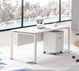 Plateau de table avec boîtier de câbles