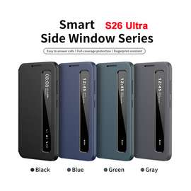 Coque Samsung Galaxy S25 S26 Ultra à rabat Smart View