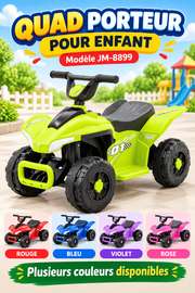Quad porteur pour enfant 2 A 5 ANS