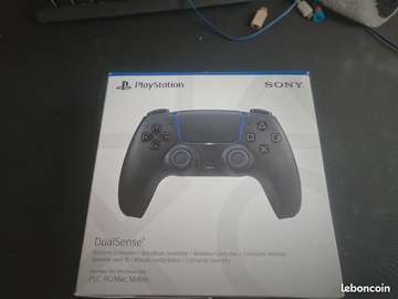 Sony DualSense manette PS5 noire et blanche neuve