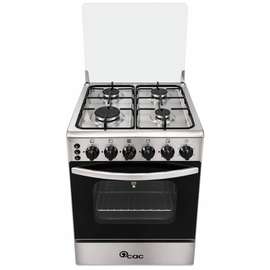 CUISINIERE CAC 4FEUX 50X50 FULL OPTION INOX CAC50F