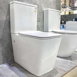 Chaise de toilette poser blanc