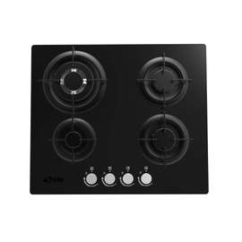 PLAQUE 4FEUX ENCASTRABLE ASTECH 60X60 A GAZ NOIR