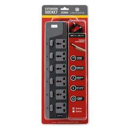 LIGHTWAVE Multiprise à 5 prises, Puissance max. 2500W