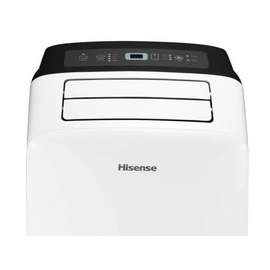 Hisense Climatiseur portable blanc noir commandes numériques