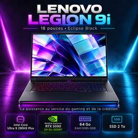 2026 LENOVO LEGION 9i — 18 POUCES RTX 5090