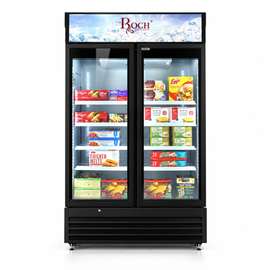 REFRIGERATEUR 700LITRES ROCH VERTICAL 2PORTES VITRINE