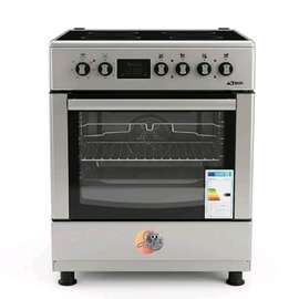 CUISINIERE ASTECH 4FEUX 60X60 ELECTRIQUE AVEC FOUR ELCTRIQUE