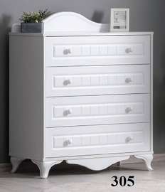 Commode Riva 305 — 4 tiroirs d’élégance et de praticité