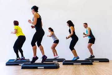 Step fitness antidérapant