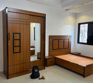 Ensemble lit deux places et armoire