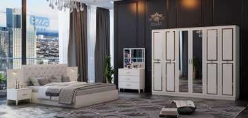 Chambre à coucher moderne blanc