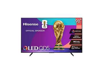TELEVISEUR HISENSE 98" QLED 4K GOOGLE TV
