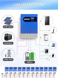 Onduleur solaire hybride 6.2kW ANENJI