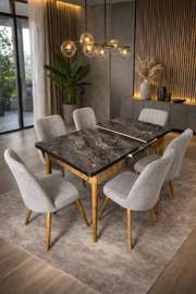 Table a manger 6places extensible