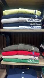 Ralph Laurent ou Boss polo coton logo brodé multicolore
