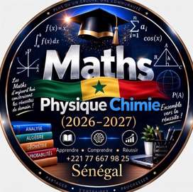 Cours maths physique chimie 2026-2027 Sénégal