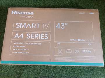 smart hisense 43" full options