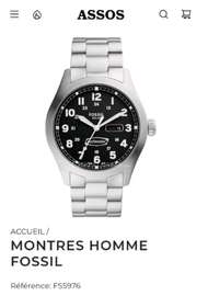 Montre Fossil modèle Defender type Solaire
