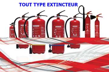 Extincteur polyvalent ABC, CO2, Eau + Additif
