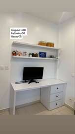 Bureau + étagères
