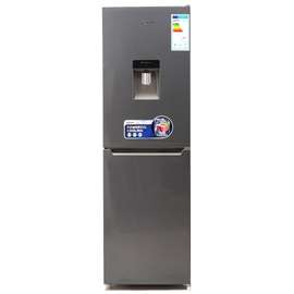 Réfrigérateur combiné inox 2 portes grande capacité