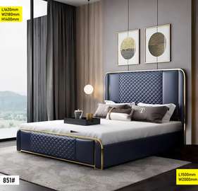 LIT CAPITONNÉ - 851# - PALAZZO BLEU 1.50M