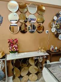Console marbre avec miroir