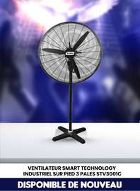 Ventilateur industriel 3 pales Smart Technology STV3001C