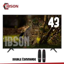 TELEVISEUR 43POUCES IBSON SMART ANDROID + 2 TELECOMMANDES