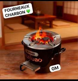 Kaiwao GM fourneau charbon portable métal robuste