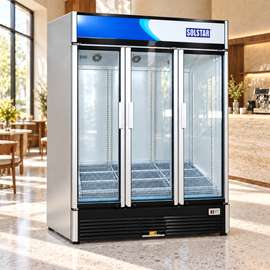 REFRIGERATEUR SOLSTAR VERTICAL ЗPORTES VITRINE