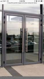 Porte aluminium ou B-vitré