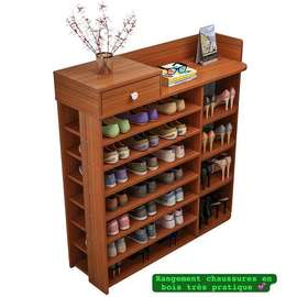 Meuble rangement chaussures en bois