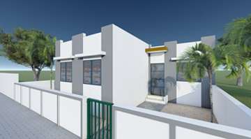 PROJET LOCATION / VENTE MAISON 150m2 (80,000 Fcfa /mois)