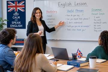 COURS D'ANGLAIS À DOMICILE