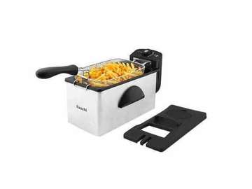 FRITEUSE SAACHI NOIR/BLANC 3 LITRES