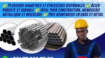 fer profilé tube métal acier