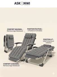 chaise pliante