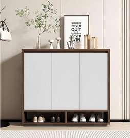 Armoire à chaussures de rangement en bois